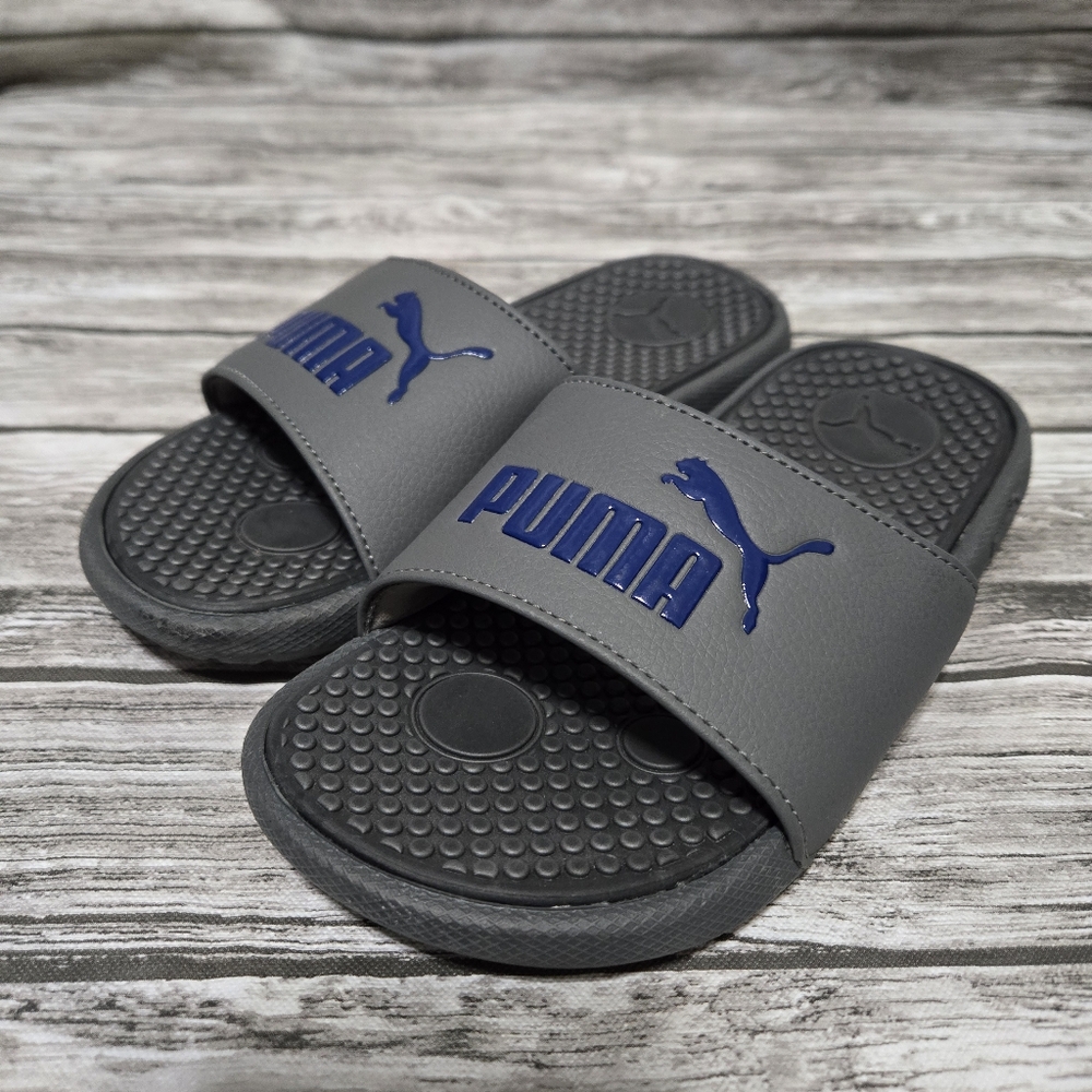 Puma grey slide Sandals